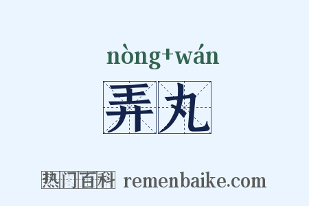 弄丸是什么意思的图片